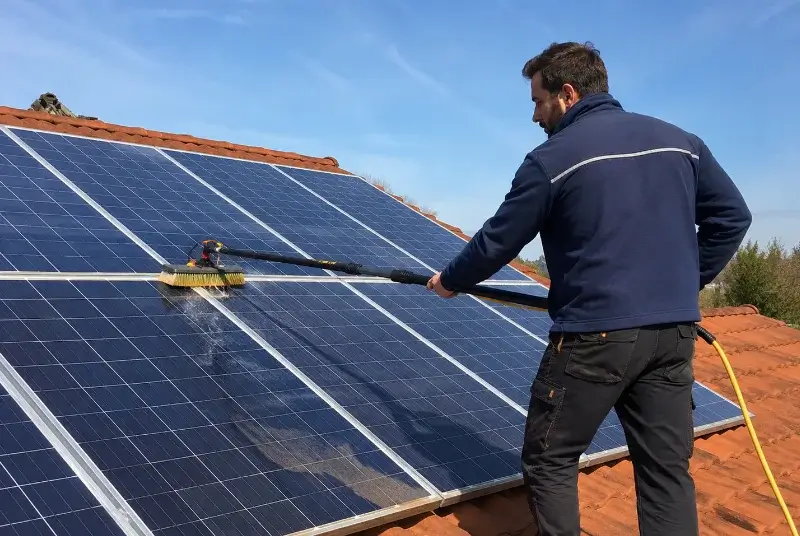 Nettoyage et entretien de panneaux solaires à Corsept
